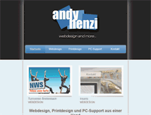 Tablet Screenshot of andy-henzi.ch